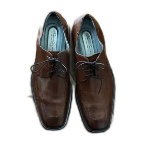 Kenneth Cole with Silver Technology mens Leather Shoes Size 10.5 Brown