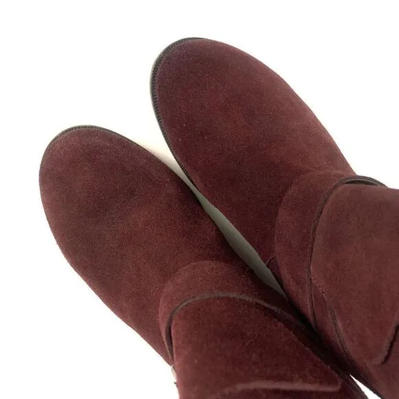 KENNETH COLE Suede Pull On Boots