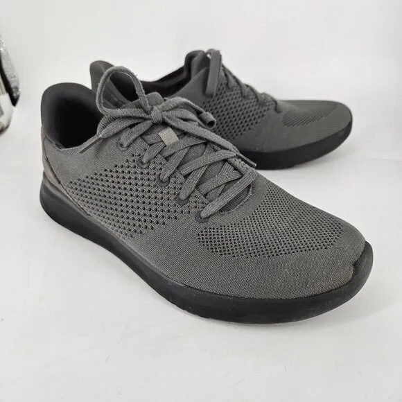 Kizik Slip-On Sneakers Shoes Men 10.5 Women 12 Gray Mesh Light Comfort Walking