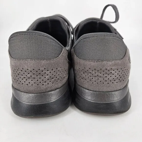 Kizik Slip-On Sneakers Shoes Men 10.5 Women 12 Gray Mesh Light Comfort Walking