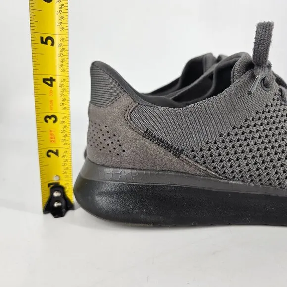 Kizik Slip-On Sneakers Shoes Men 10.5 Women 12 Gray Mesh Light Comfort Walking