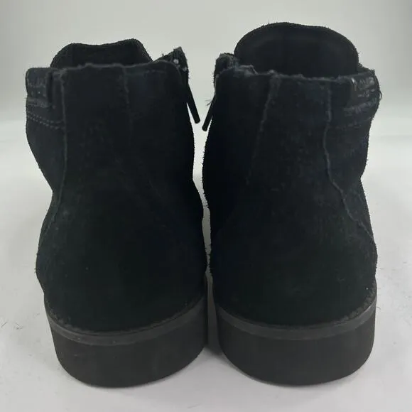 Koolaburra by UGG Men's Asaiah Chukka Boots US 10 Black Leather Suede Soft Boot
