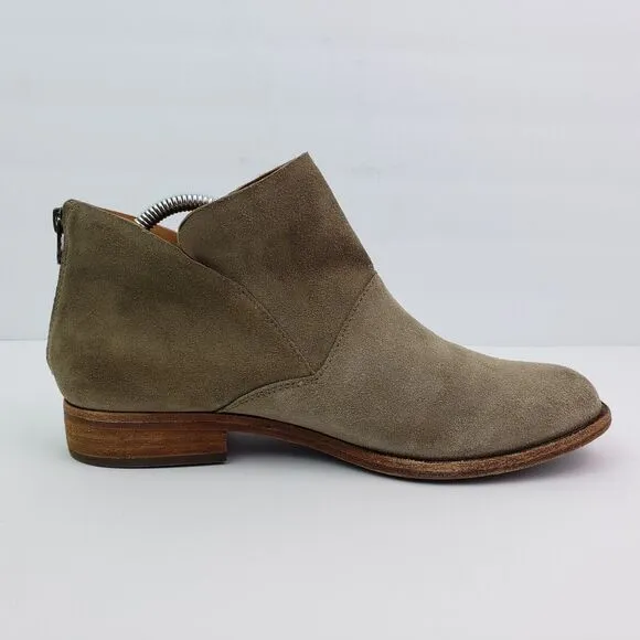 Kork Ease Ryder Womens Size 9.5 Tan Taupe Suede Ankle Bootie Boots K53517