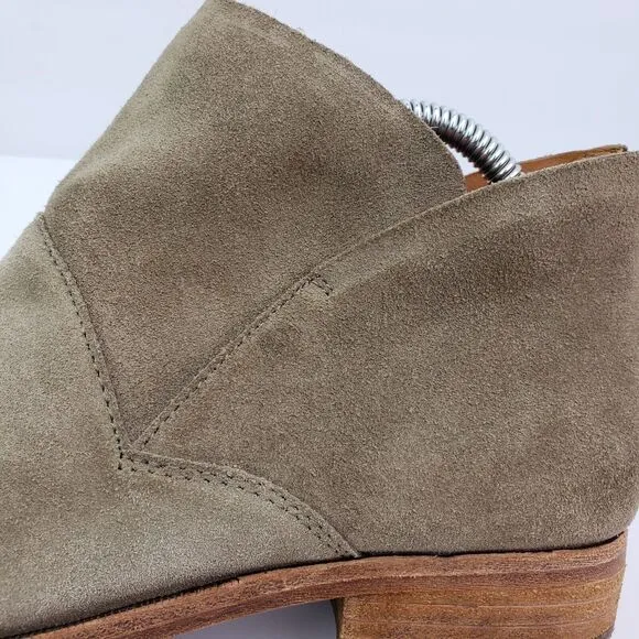 Kork Ease Ryder Womens Size 9.5 Tan Taupe Suede Ankle Bootie Boots K53517