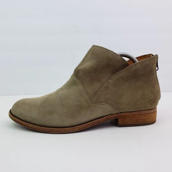 Kork Ease Ryder Womens Size 9.5 Tan Taupe Suede Ankle Bootie Boots K53517