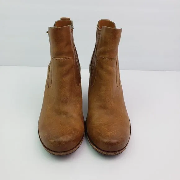 Kork Ease Womens Size 7.5 Verdelet Brown Leather Wedge Ankle Bootie Shoes K48816