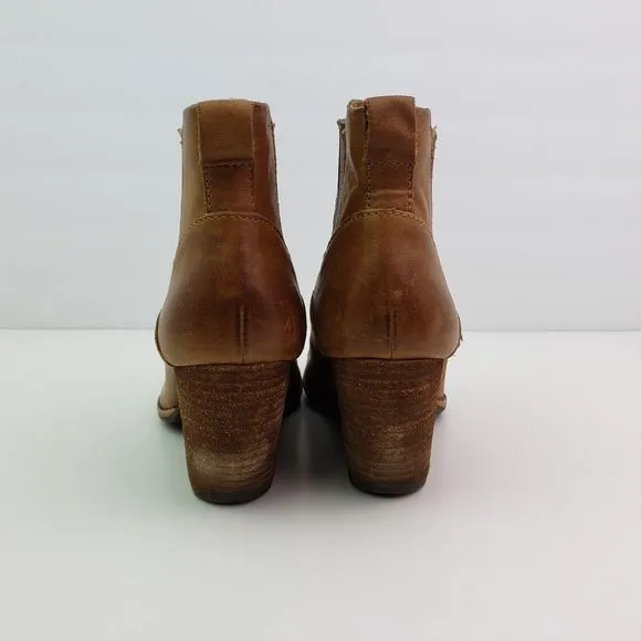 Kork Ease Womens Size 7.5 Verdelet Brown Leather Wedge Ankle Bootie Shoes K48816