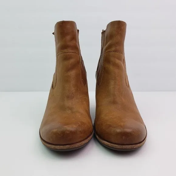 Kork Ease Womens Size 7.5 Verdelet Brown Leather Wedge Ankle Bootie Shoes K48816