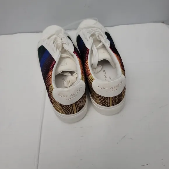 Kurt Geiger London Laney Stripe Crystal Sneakers