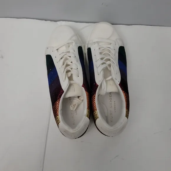 Kurt Geiger London Laney Stripe Crystal Sneakers