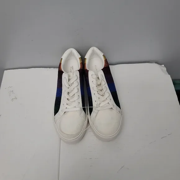Kurt Geiger London Laney Stripe Crystal Sneakers