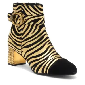 Kurt Geiger Women's Black Mayfair Eagle Head Buckle High Heel Ankle Boots
