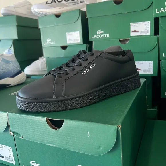 Lacoste Men's Black Sneakers
