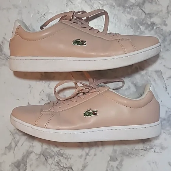 Lacoste Sneakers Shoes Pink Hydez Genuine Leather