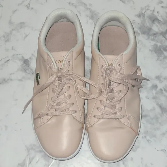 Lacoste Sneakers Shoes Pink Hydez Genuine Leather