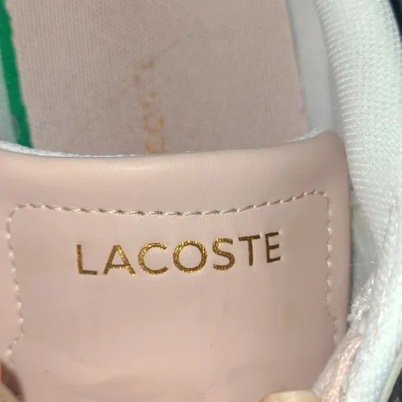 Lacoste Sneakers Shoes Pink Hydez Genuine Leather