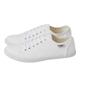 Ladies Canvas Update Sneaker - White