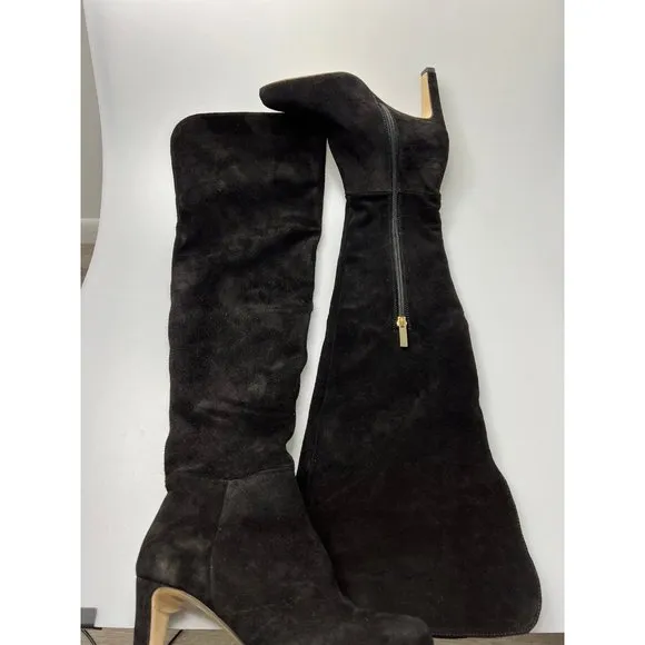 L’AGENCE Charlotte Over The Knee Boot Black Women’s 5 $795