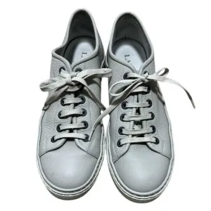 Lanvin Men's Bullskin Grained Leather Sneaker Size 9 Great Shape