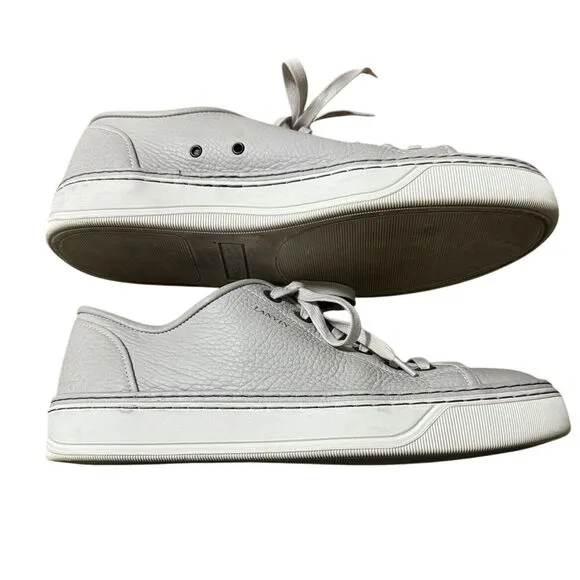 Lanvin Men's Bullskin Grained Leather Sneaker Size 9 Great Shape