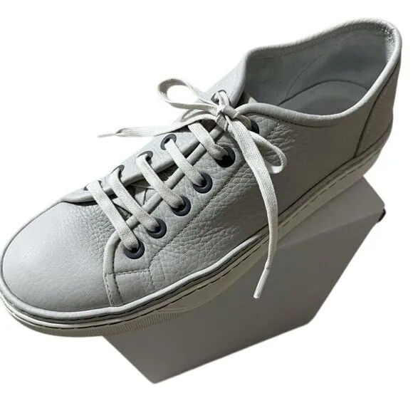 Lanvin Men's Bullskin Grained Leather Sneaker Size 9 Great Shape