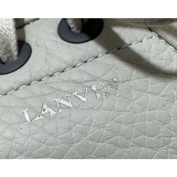 Lanvin Men's Bullskin Grained Leather Sneaker Size 9 Great Shape