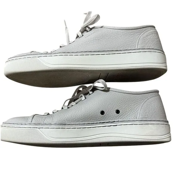 Lanvin Men's Bullskin Grained Leather Sneaker Size 9 Great Shape