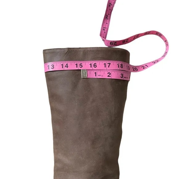 Lauren Ralph Lauren Delsa Burnished Leather Ridding Boots Leather Upper Size: 8B