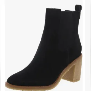 Lauren Ralph Lauren Marianna Black Suede Boots Size 8 New In Box