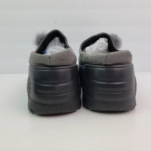 Layki Womens EU 38 US 7-7.5 Fashion Made In Turkey Slip On Platform Mule Shoes