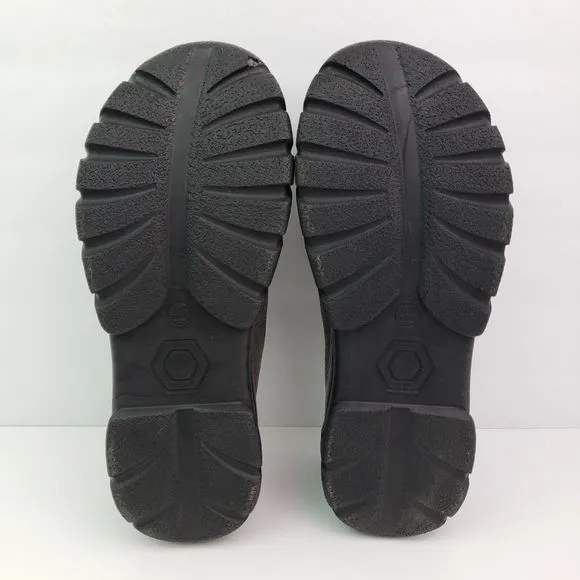Layki Womens EU 38 US 7-7.5 Fashion Made In Turkey Slip On Platform Mule Shoes