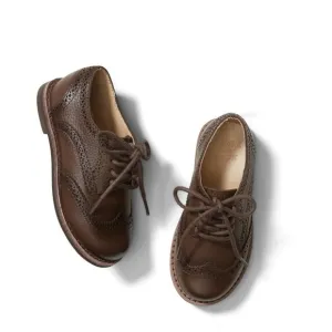 LEATHER WING TIP SHOE