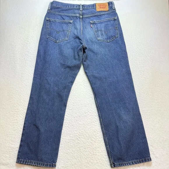 Levi's 550 mens 34X29 Jeans Classic Blue Denim Everyday Wear