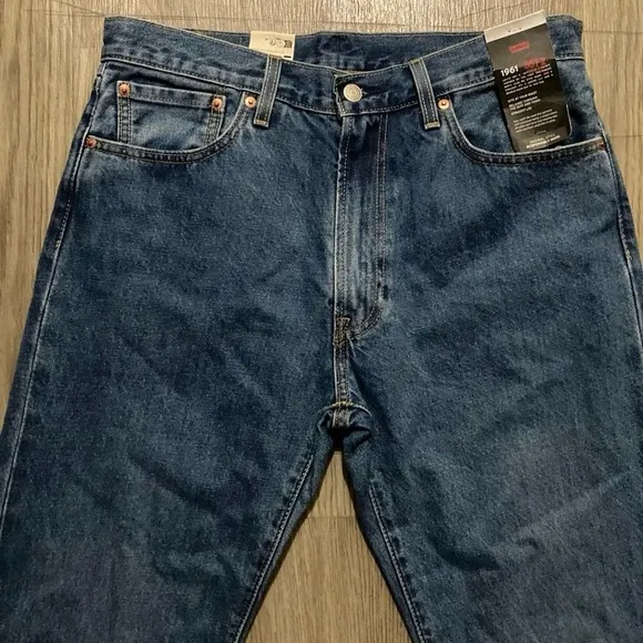 Levi’s Jeans 551z 1961 Men's 32x30 Big E Red Tab Straight Leg Medium Wash Blue
