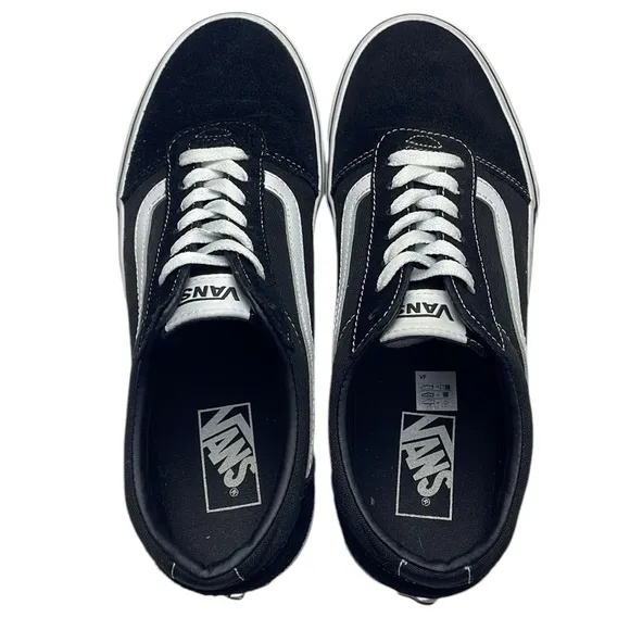 Like New EUC VANS Old Skool Men’s Black/White Sued Canvas Sneakers Size 9.5