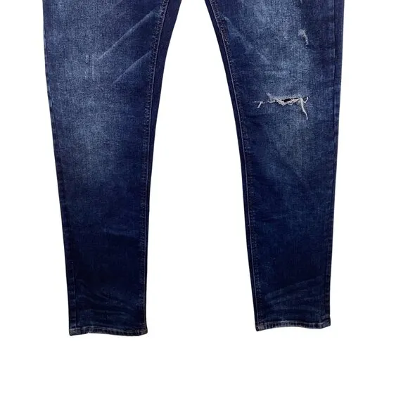 Lindbergh Mens London Slim Fit Jeans Size 36x34‎ NWT 36 x 34 Distressed Denim