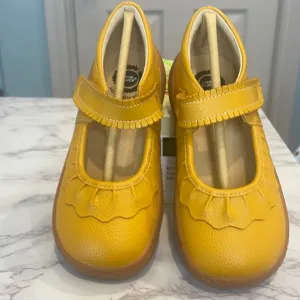 Livie and Luca Ruche Butterscotch Mary Jane Shoes