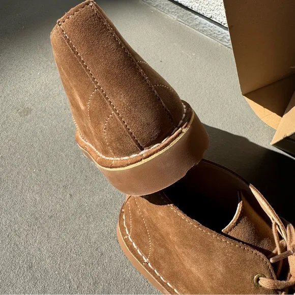 L.L. Bean Brown Chukka Boots Soft Suede women’s 8 NWB