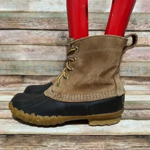 L.L. Bean Brown Leather Duck Boots