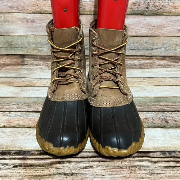 L.L. Bean Brown Leather Duck Boots
