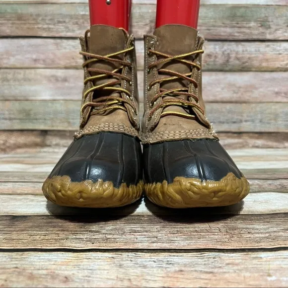 L.L. Bean Brown Leather Duck Boots