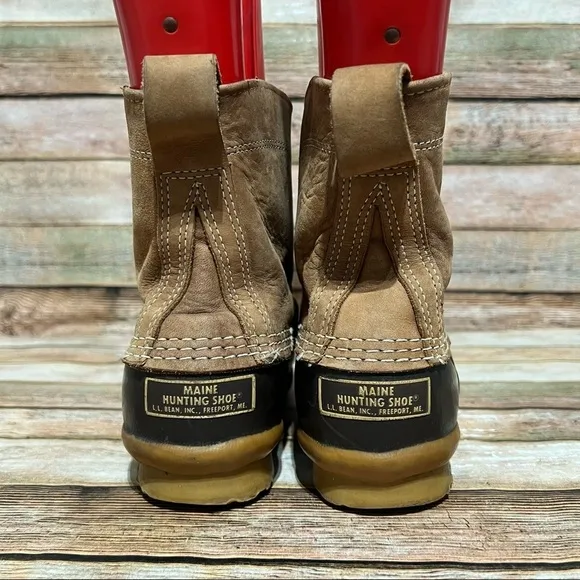 L.L. Bean Brown Leather Duck Boots