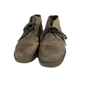 LL Bean Stonington Shoes Brown Oiled Leather Lace Up Chukka Boots 10.5