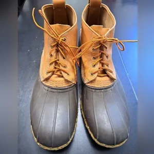 L.L.Bean Men's Maine Duck Boots   Size 14W