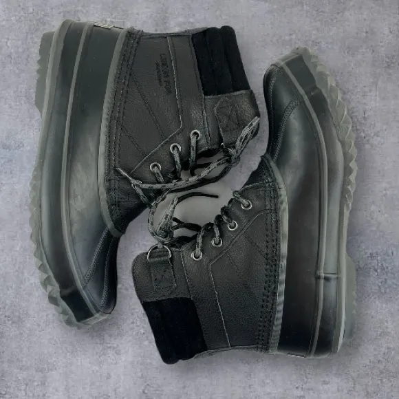 London Fog Ashford 3 Waterproof Insulated Duck Boots Black Men’s CG0440 Sz: 8M