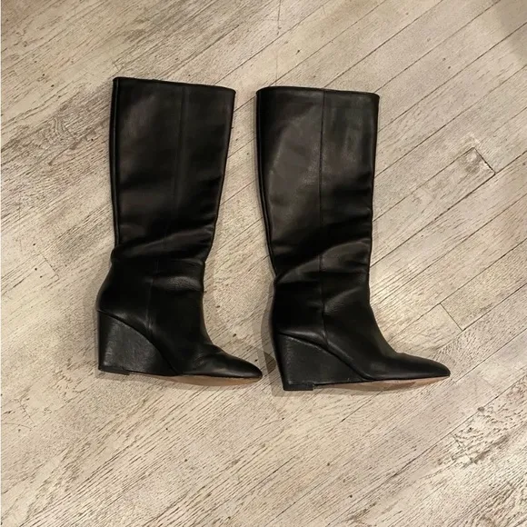Louffler Randall knee boots size 8.5 genuine leather in UC