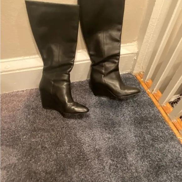 Louffler Randall knee boots size 8.5 genuine leather in UC