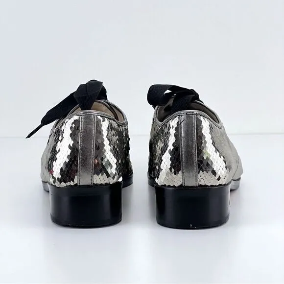 Louise et Cie Adwin Derby Sequin Oxfords Size