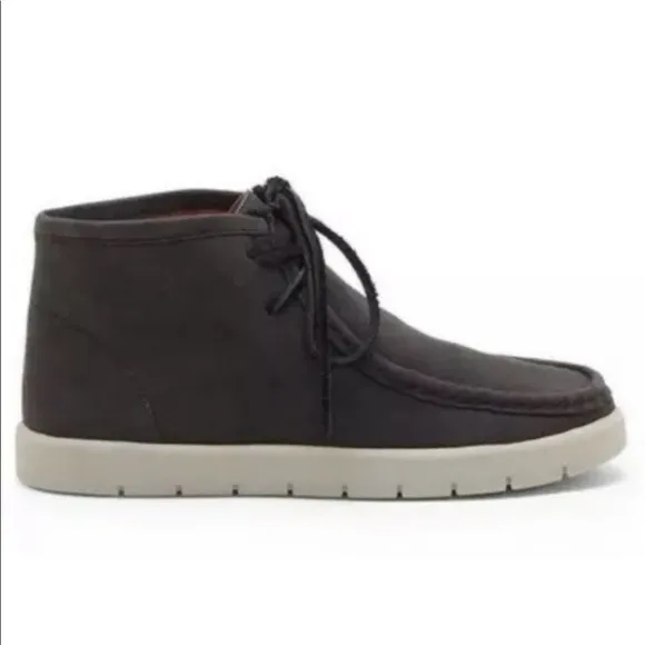 Lucky Brand chukka boots sz 7 black dark gray new suede ankle