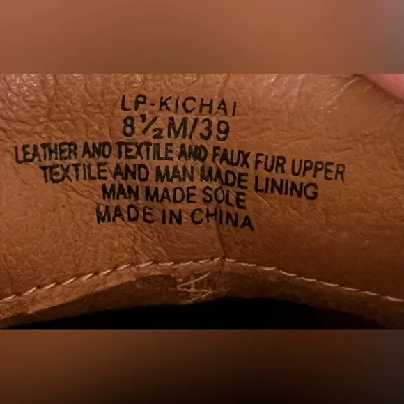 Lucky Brand Kichai Suede Chelsea Boots Size 8.5 Cozy Shearling